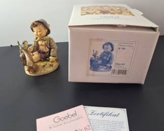 Goebel Hummel Figurine "WHISTLER'S DUET" #413 - FIRST ISSUE 1992 Original Box