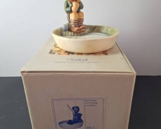 4 1/4" M.J. Hummel Goebel "Just Fishing" Hum. 373 - signed 1985
