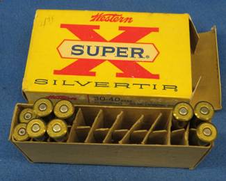 Lot 233. Seven Western Super-X 30-40 Krag rounds
