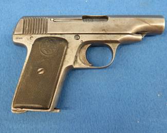 Lot 11. Alkar 7.65 semi-auto pistol.&nbsp; Includes one magazine and a holster.&nbsp; Serial no. 82799.