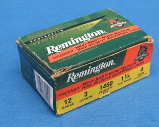 Lot 33. 10 Rounds of Remington Hevi-Shot 12 Gauge 4 Shot Shotgun Shells