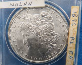 Lot 64. 1896 P Morgan silver dollar