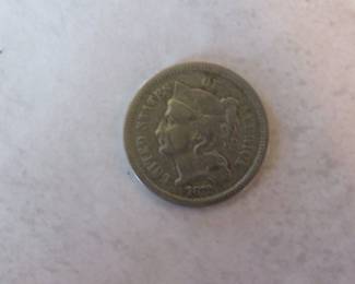Lot 444. 1872 Nickel Three-Cent Piece