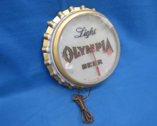Lot 78. Olympia Light Beer Clock
