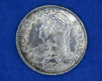 Lot 260. 1824 Turban Head Half Dollar