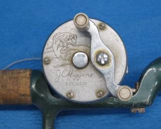 Lot 44. 44" Metal Rod with JC Higgins Reel