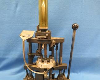 Lot 7. SizeOmatic model 800B reloading press with bushings and more