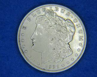 Lot 255. 1921 S Morgan Silver Dollar