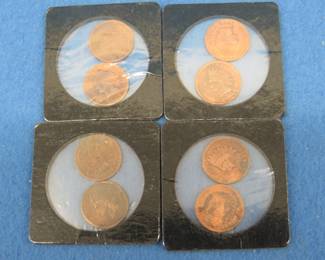 Lot 315. Eight Indianhead pennies: