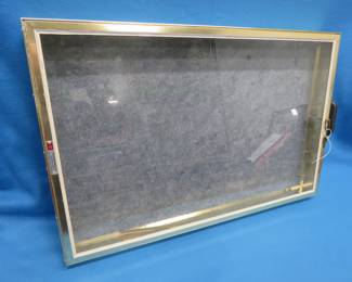 Lot 337. 34x22x3 Glass Display Case with Key and Lock