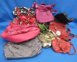 Lot 327. Coach, Michael Kors Purses, and More