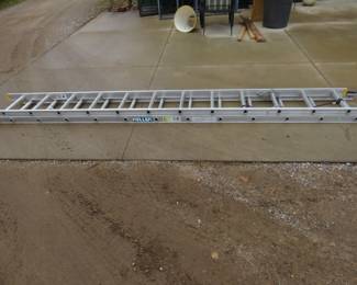 Lot 431. 24' Keller extension ladder