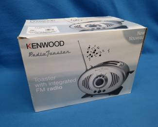 Lot 375. Kenwood FM Radio Toaster, Appears to be New In Box
