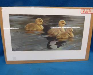 Lot 179. Duckling print.&nbsp; 24" x 15"