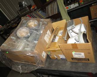 Lot 118. Can lights and components