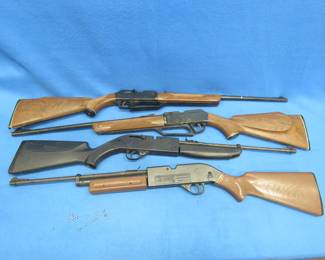 Lot 417. Crosman 760 Pumpmaster, 760-D, and Two Daisy Powerline 880 BB/Pellet Guns