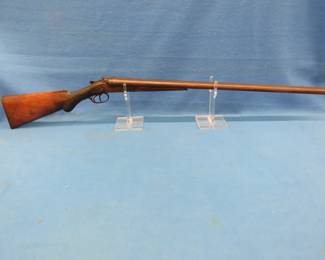 Lot 15. Henry Arms side-by-side 12-gauge&nbsp; black powder shotgun.&nbsp; Missing one hammer.