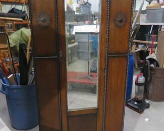Lot 482. Vintage Wardrobe 34x72x17"