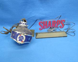 Lot 150. Miller Sharps and Pabst Blue Ribbon Lights