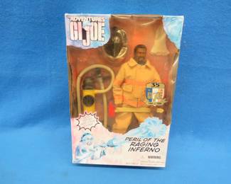 Lot 18. 1999 Hasbro GI Joe firefighter in original package