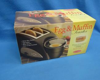 Lot 371. Back to Basics Egg & Muffin Toaster, Appears to be New In Box