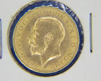 Lot 13. King George V 1911 Gold Sovereign