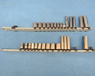 Lot 398. Sears Craftsman 1/4" drive sockets.&nbsp; Standard and metric.