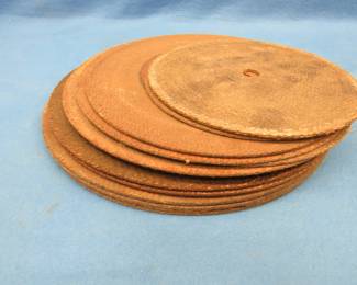 Lot 171. Used cutting wheels from 9" to 14".&nbsp; 3/4" arbor