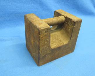 Lot 462. 52-Lb Horse Carriage Weight?