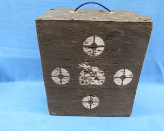 Lot 196. Archery target