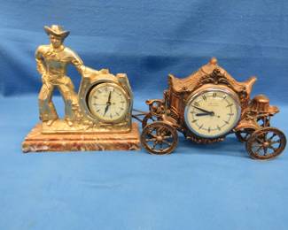 Lot 153. Two clocks for parts