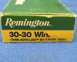 Lot 266. 20 Remington 30-30 WIN rounds