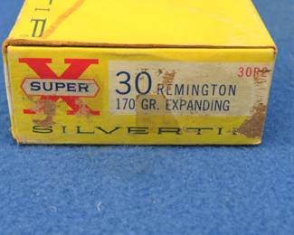 Lot 204. 20 Western Super-X 30 Remington rounds