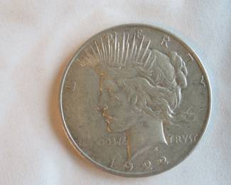 Lot 112. 1922P Peace Silver Dollar