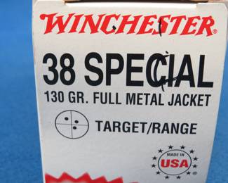 Lot 53. 100 Winchester 38 Special rounds
