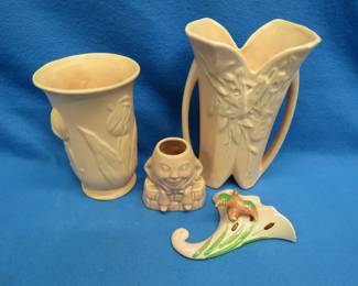 Lot 476. Vases and Humpty Dumpty Pottery