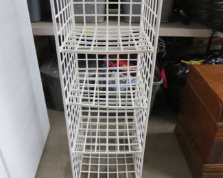 Lot 458. Closet organizer.&nbsp; 14" x 42" x 14"