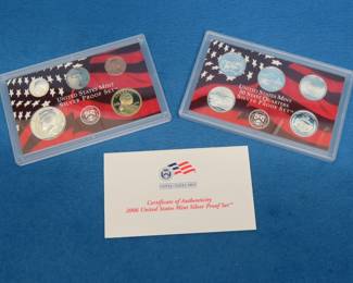 Lot 253. 2006 U.S. Mint Silver Proof Set