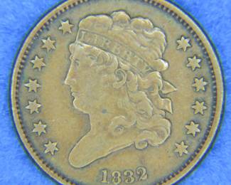 Lot 258. 1832 Turban Head Half Cent