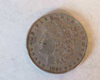 Lot 421. 1881O Morgan Silver Dollar