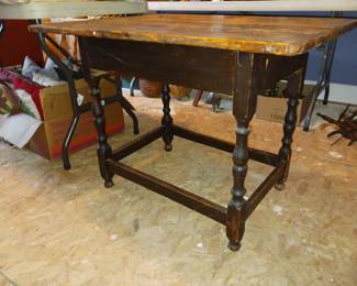 Antique primitive side table