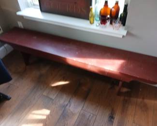 Antique Robert Peterson bench