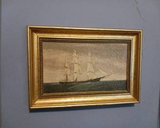 Nautical reproduction oil painting