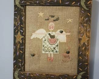 Needlepoint angel