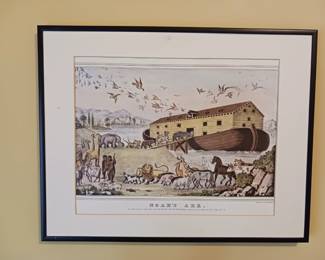 Noah's Ark framed picture