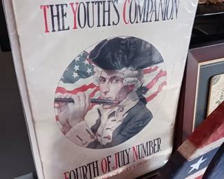 Patriotic poster 4th of July theme