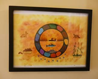 Manitou sundog framed art