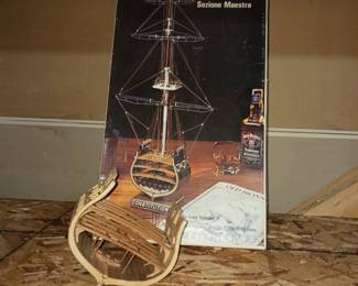 USS Constitution ship model tall ship