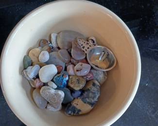 Nice assortment of stones colorful