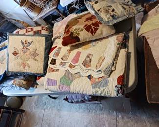 Primitive handmade quilts